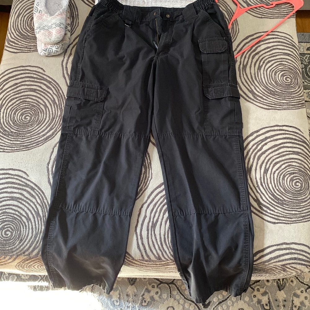 Propper black cargo/tactical pants. 2 pair 34x32 $12 each or $20 for the pair.